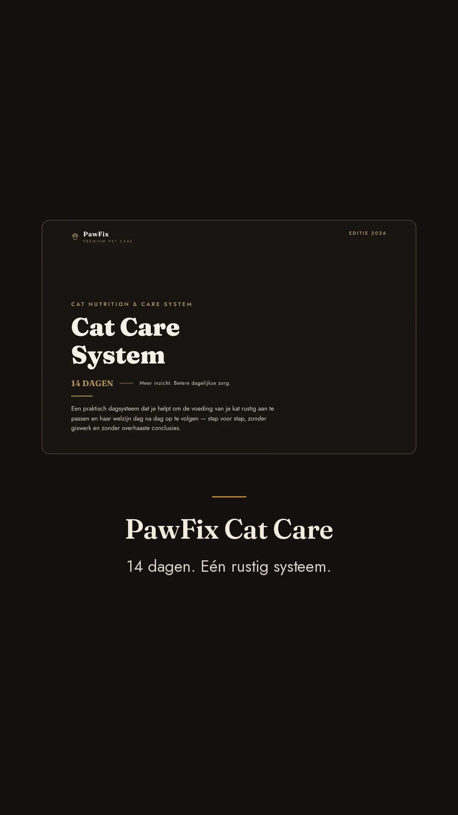 PawFix Cat Care System — introductievideo